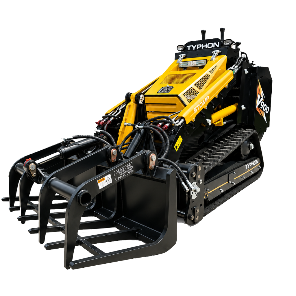 TYPHON V900 Skid Steer Loader (Grapple Attachment) - View 1
